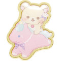 Japan San-X Secret Pin Badge - Korilakkuma / Sky Curly Cotton Candy Blind Box - 6