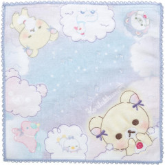 Japan San-X Mini Towel - Korilakkuma / Sky Curly Cotton Candy A