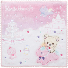 Japan San-X Mini Towel - Korilakkuma / Sky Curly Cotton Candy B