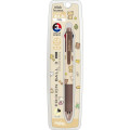 Japan San-X FriXion Ball 3 Slim Color Multi Erasable Gel Pen - Rilakkuma : New Basic Rilakkuma Relax Time - 1