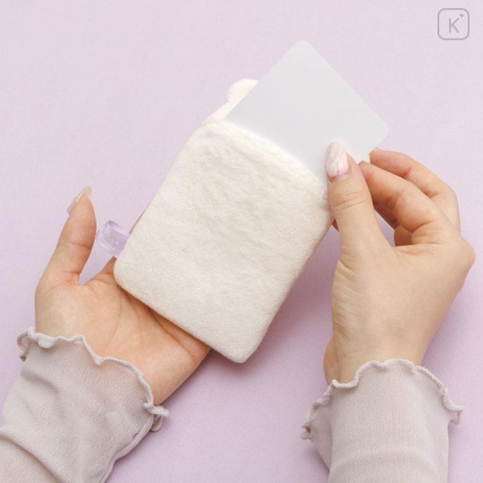 Japan San-X Fluffy Photo Keychain - Korilakkuma : Sky Curly Cotton Candy - 6