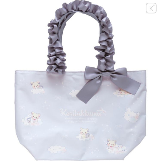 Japan San-X Mini Tote Bag - Korilakkuma / Sky Curly Cotton Candy - 1