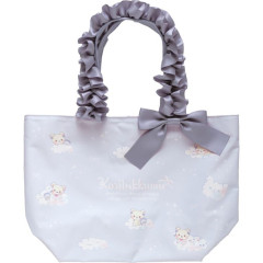 Japan San-X Mini Tote Bag - Korilakkuma / Sky Curly Cotton Candy