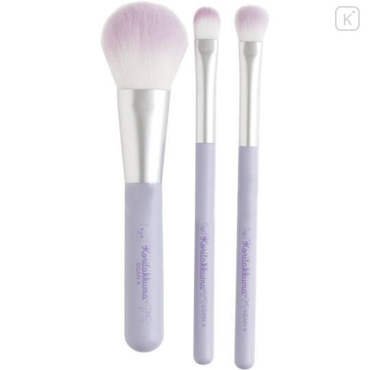 Japan San-X Makeup Brush Set - Korilakkuma / Sky Curly Cotton Candy - 2