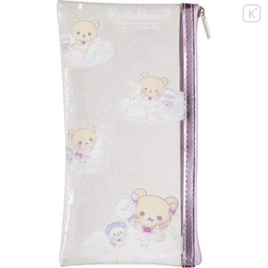 Japan San-X Makeup Brush Set - Korilakkuma / Sky Curly Cotton Candy - 4