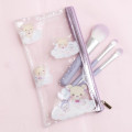 Japan San-X Makeup Brush Set - Korilakkuma / Sky Curly Cotton Candy - 5