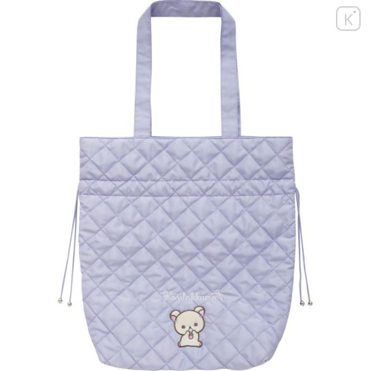 Japan San-X Tote Bag - Korilakkuma / Sky Curly Cotton Candy - 1