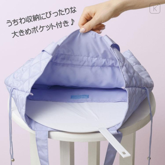 Japan San-X Tote Bag - Korilakkuma / Sky Curly Cotton Candy - 4