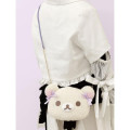 Japan San-X Plush Pochette - Korilakkuma / Sky Curly Cotton Candy - 5