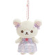 Japan San-X Hanging Plush - Korilakkuma : Sky Curly Cotton Candy
