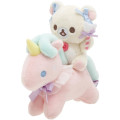 Japan San-X Scene Plush Toy - Korilakkuma / Sky Curly Cotton Candy - 1