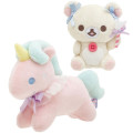 Japan San-X Scene Plush Toy - Korilakkuma / Sky Curly Cotton Candy - 2