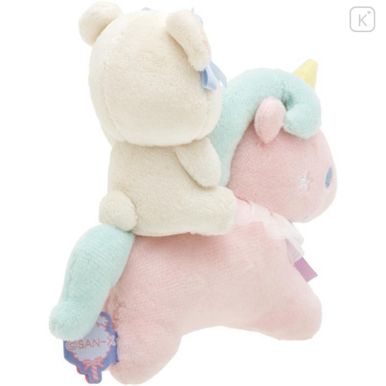 Japan San-X Scene Plush Toy - Korilakkuma / Sky Curly Cotton Candy - 5