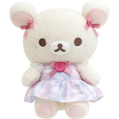 Japan San-X Plush Toy (M) - Korilakkuma / Sky Curly Cotton Candy