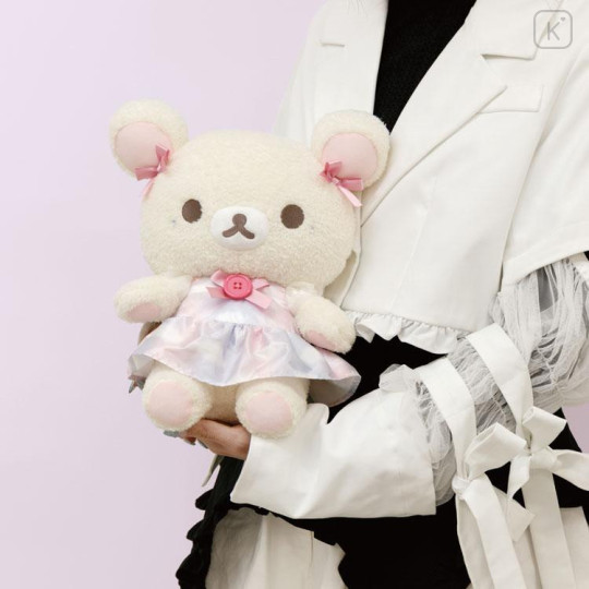 Japan San-X Plush Toy (M) - Korilakkuma / Sky Curly Cotton Candy - 6