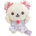 Japan San-X Tenori Plush (SS) Set - Rilakkuma : Sky Curly Cotton Candy - 4