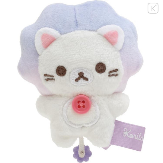 Japan San-X Tenori Plush (SS) Set - Rilakkuma : Sky Curly Cotton Candy - 6