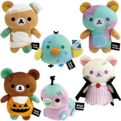 Japan San-X Tenori Plush Set - Rilakkuma / Spooky Halloween