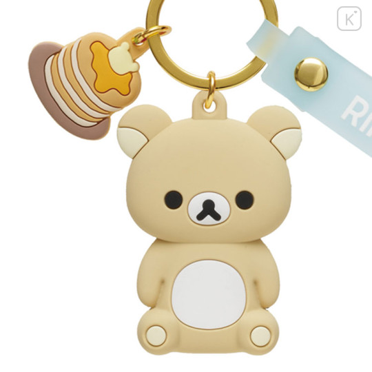 Japan San-X Mascot Keychain - Rilakkuma / Pancake - 2