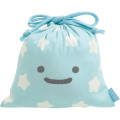 Japan San-X Drawstring Bag - Sumikko Gurashi / Shirokuma Hometown Blue - 2