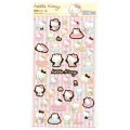 Japan Sanrio Gold Accent Sticker - Hello Kitty & Dear Daniel / Childhood - 1