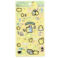 Japan Sanrio Gold Accent Sticker - Pompompurin / Makeup Artist - 1