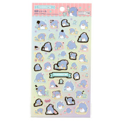 Japan Sanrio Gold Accent Sticker - Tuxedosam / Relax