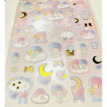 Japan Sanrio Gold Accent Sticker - Little Twin Stars / Good Night - 2