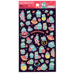 Japan Sanrio Gold Accent Sticker - Hangyodon / Space