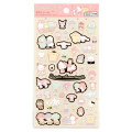 Japan Sanrio Gold Accent Sticker - Characters / Pale - 1