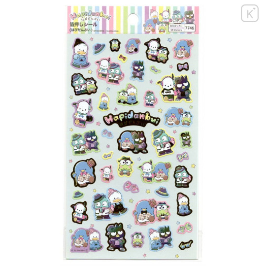 Japan Sanrio Gold Accent Sticker - Hapidanbui Boys - 1