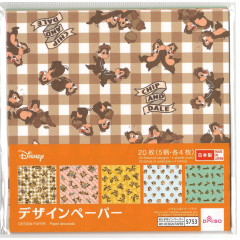 Japan Disney Origami Paper - Chip & Dale / Borthers