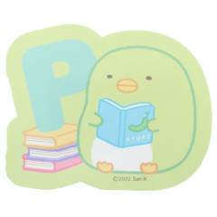 Japan San-X Vinyl Sticker - Sumikko Gurashi / Penguin? Reading Time