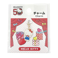 Japan Sanrio Metal Charm - Hello Kitty / Hello Kitty 50th Anniversary