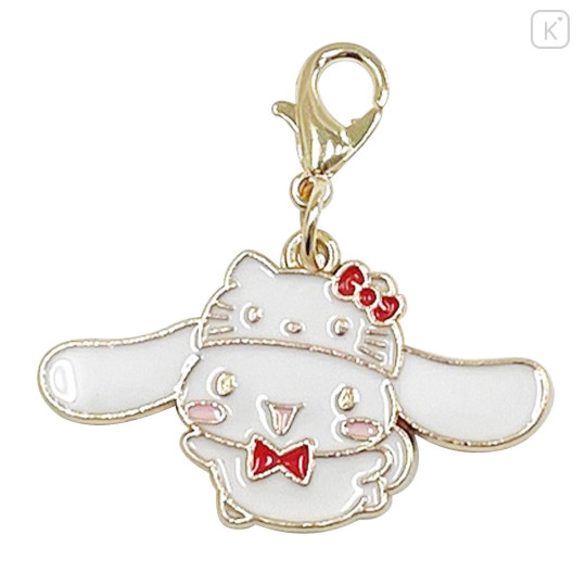 Japan Sanrio Metal Charm - Cinnamoroll / Hello Kitty 50th Anniversary - 2