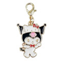 Japan Sanrio Metal Charm - Kuromi / Hello Kitty 50th Anniversary - 2