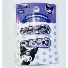 Japan Sanrio Hair Clip Set - Kuromi / Cosplay