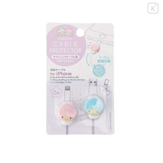 Japan Sanrio Phone Charger Cable Protector - Little Twin Stars - 1