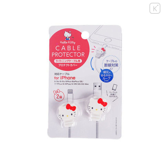 Japan Sanrio Phone Charger Cable Protector - Hello Kitty - 1