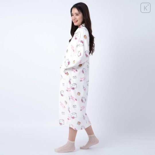 Japan Sanrio One Piece Dress Pajamas - Hello Kitty / Ivory - 2