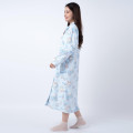 Japan Sanrio One Piece Dress Pajamas - Cinnamoroll / Blue - 2