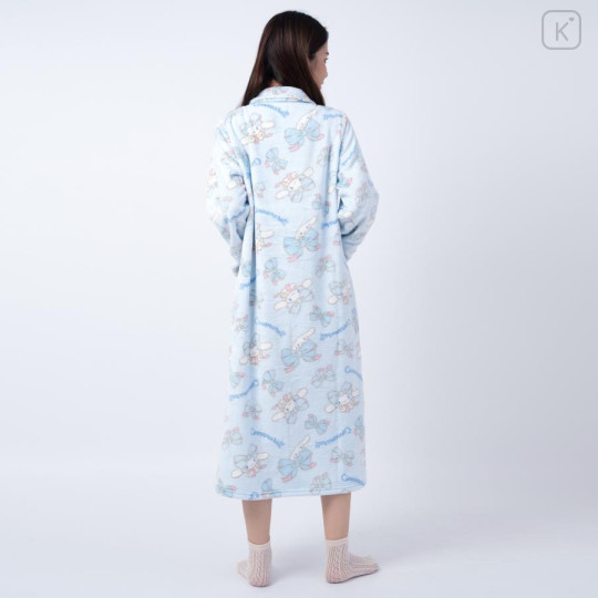 Japan Sanrio One Piece Dress Pajamas - Cinnamoroll / Blue - 4