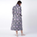 Japan Sanrio One Piece Dress Pajamas - Kuromi / Gray - 3