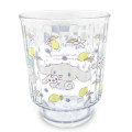 Japan Sanrio Clear Plastic Tumbler - Cinnamoroll / Milk Lemon - 1