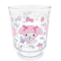 Japan Sanrio Clear Plastic Tumbler - My Melody / Strawberry - 1