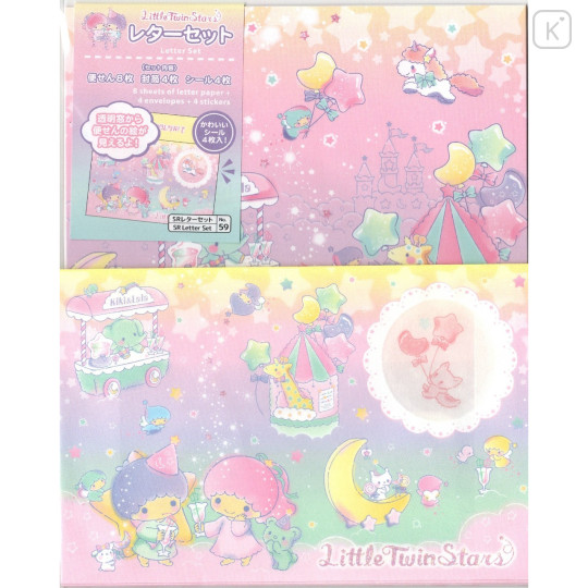 Japan Sanrio Stationery Letter Set - Little Twin Stars / Festival - 1