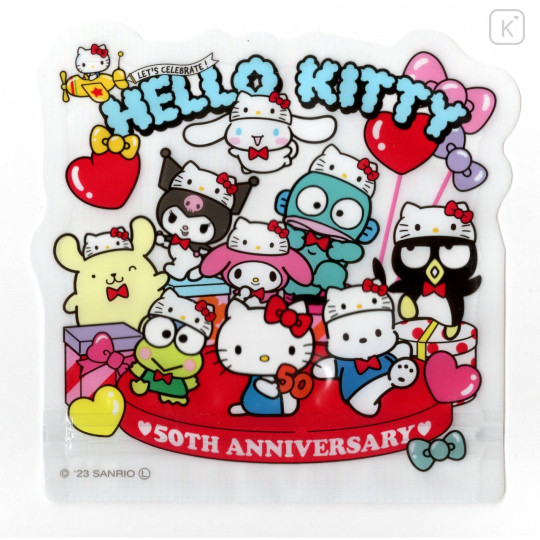 Japan Sanrio Wrapping Zip Bag Set - 50th Anniversary Characters - 1