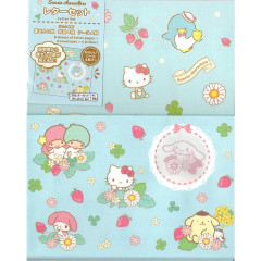 Japan Sanrio Stationery Letter Set - Characters Strawberry Blue