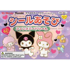 Japan Sanrio Sticker Book - Kuromi & My Melody & My Sweet Piano / Fantasy Dream