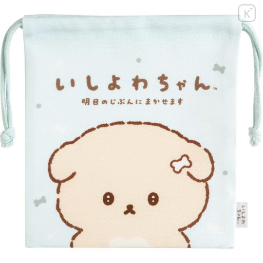 Japan San-X Gusseted Drawstring Bag - Ishiyowa-chan B - 1